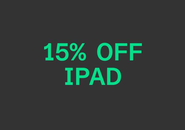 15% Off iPad