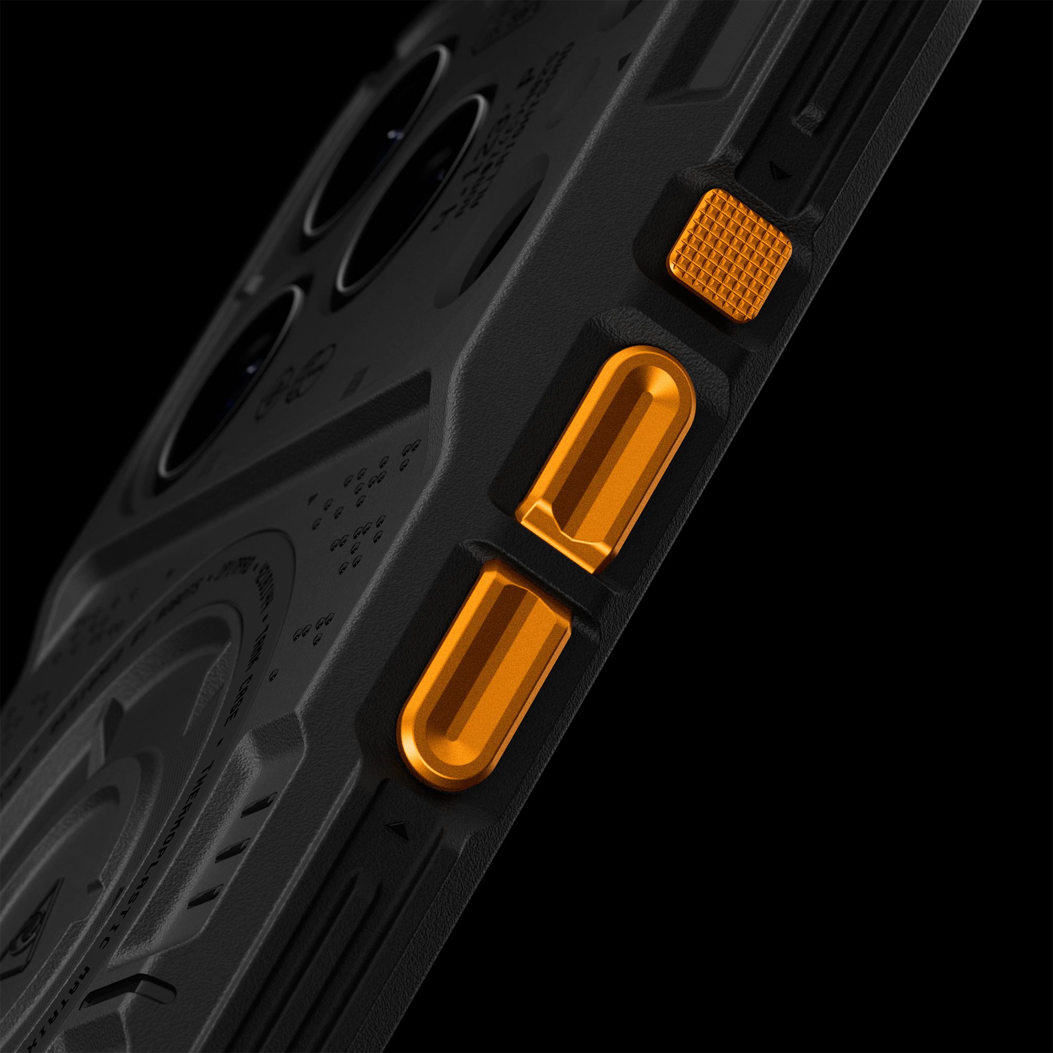 Customizable colored buttons.