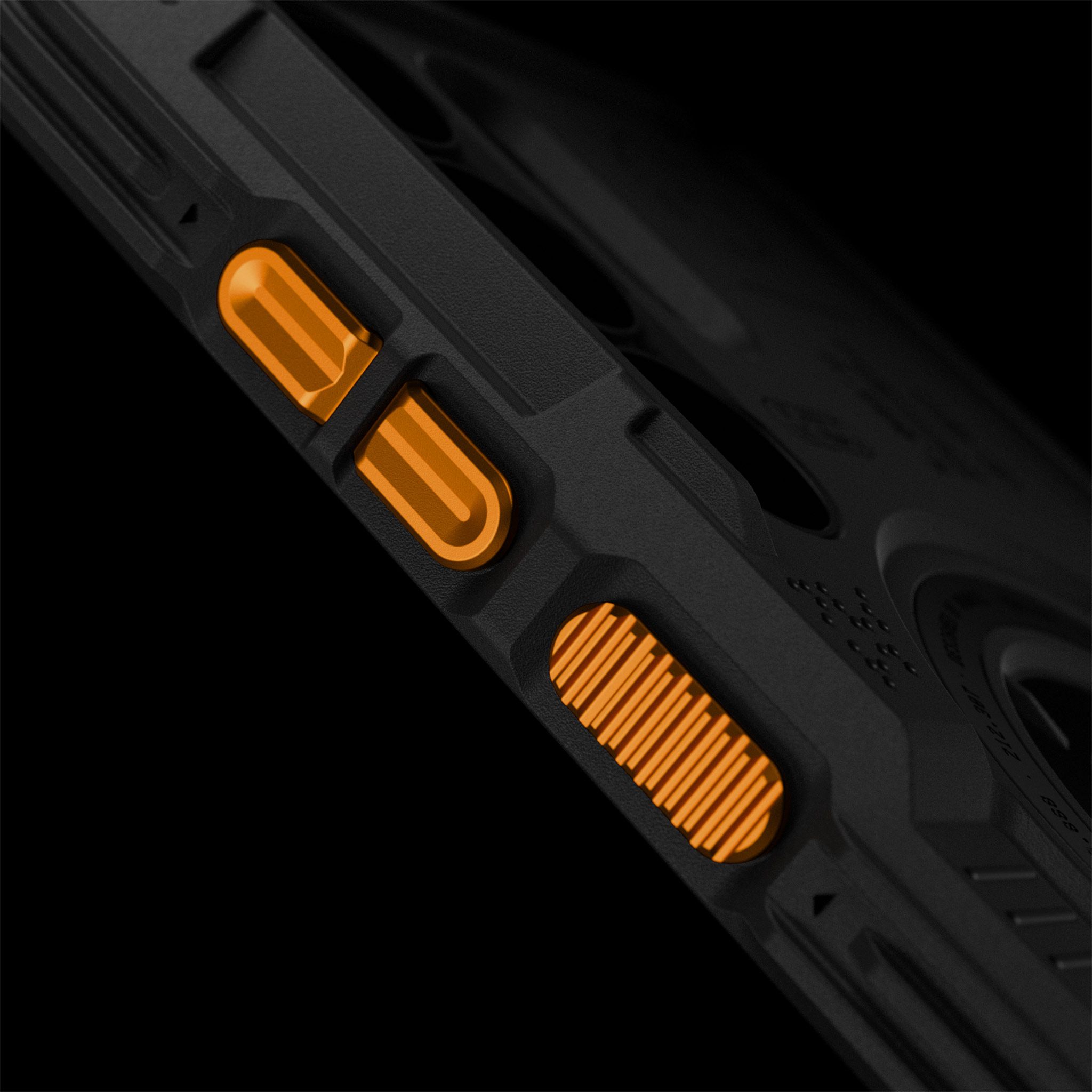 Customizable colored buttons.