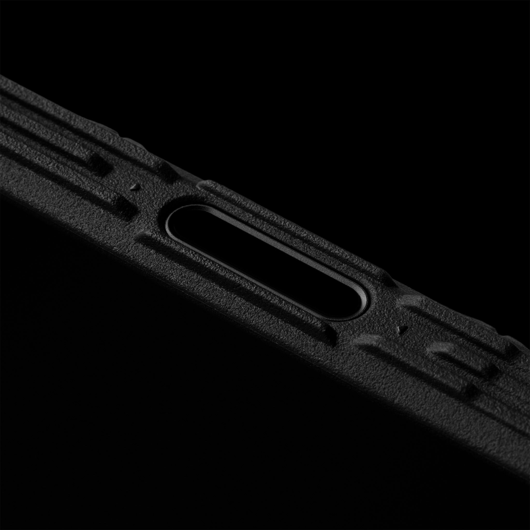 A close-up of the Camera Control button on our iPhone 18 Pro Tank Case.