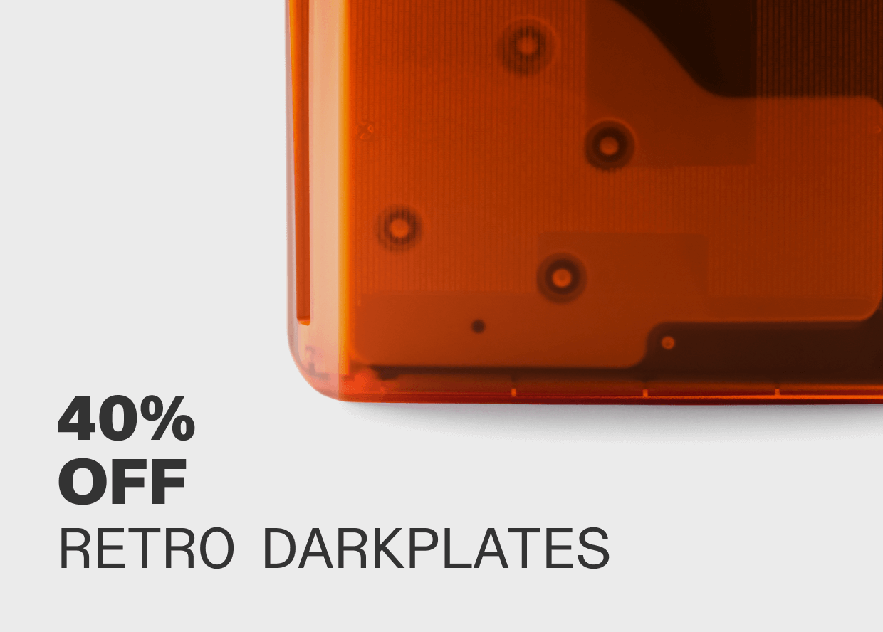 40% Off Retro Darkplates