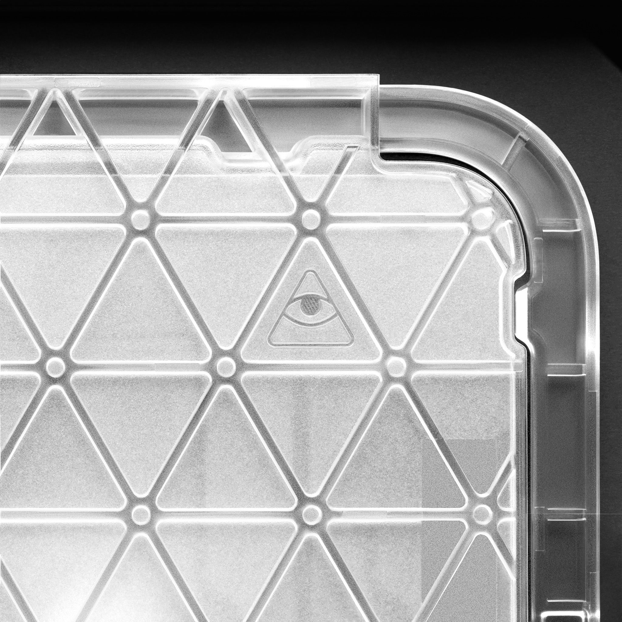A close-up of a Prism 2.0 installation tray.