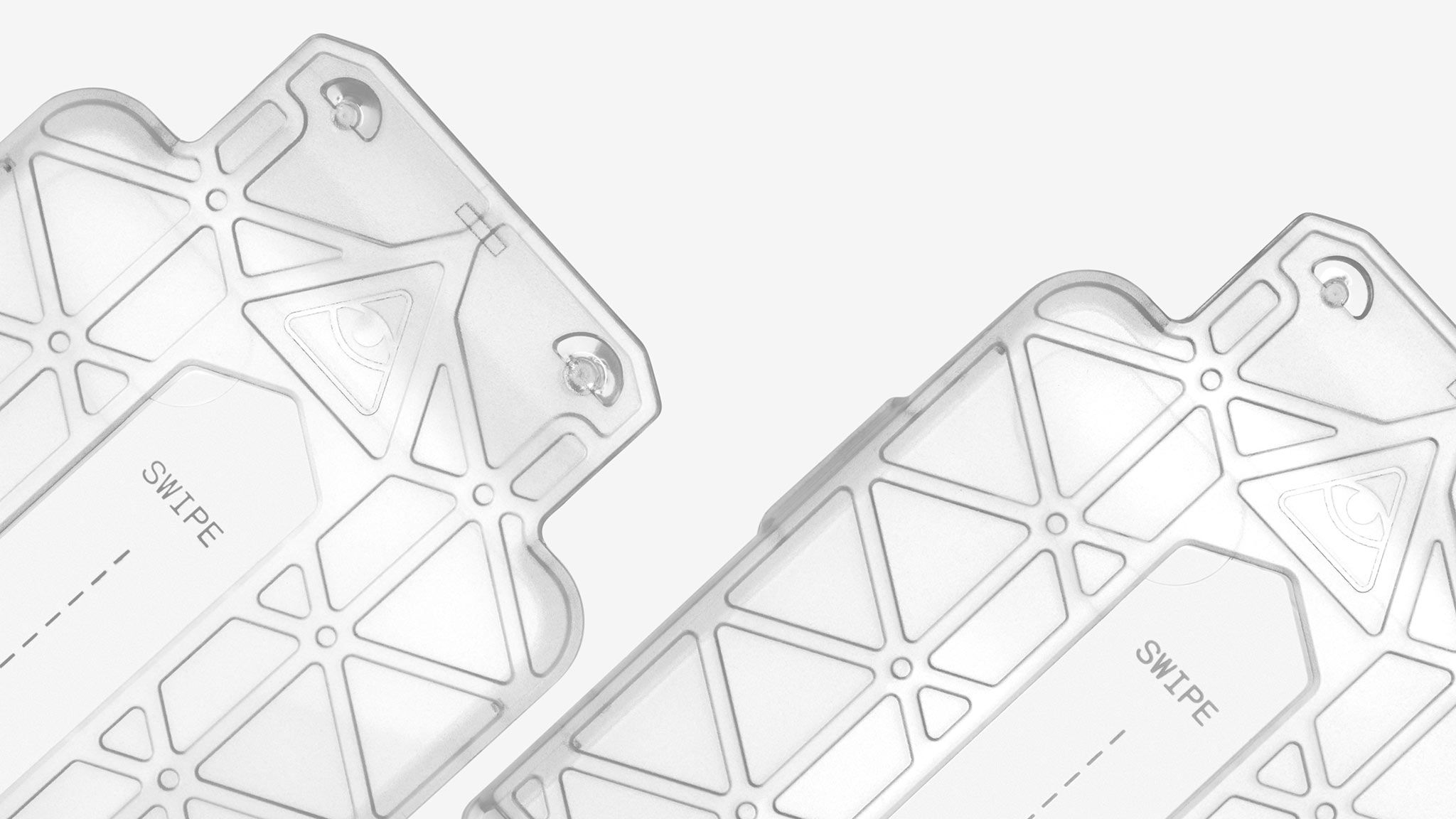 Two Prism 2.0 installation trays.