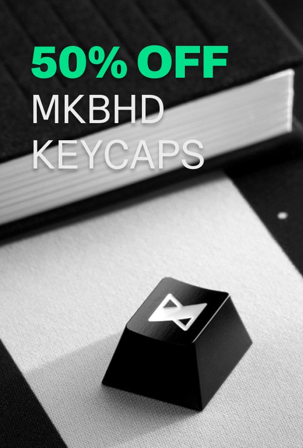 50% Off MKBHD Keycaps