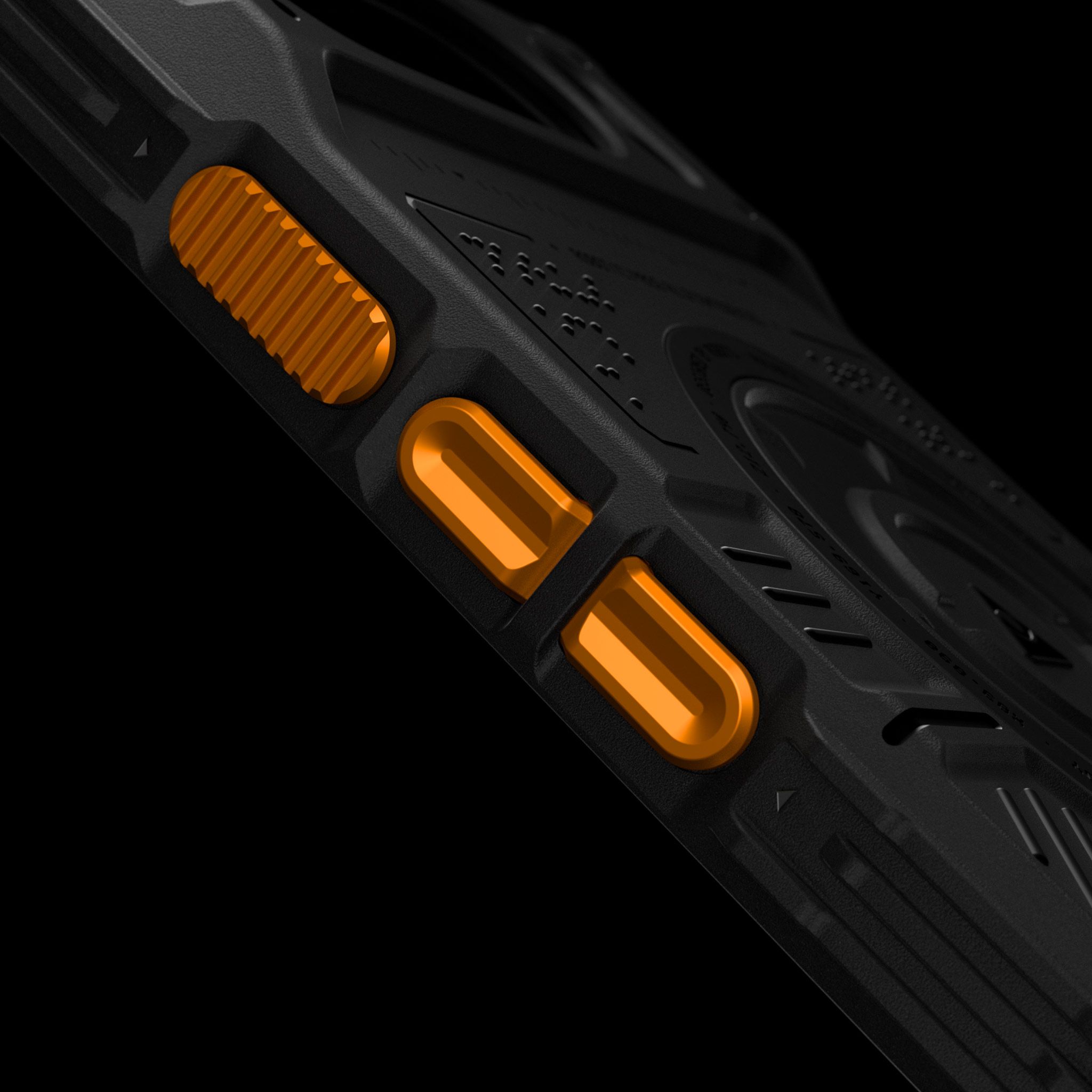 Customizable colored buttons.