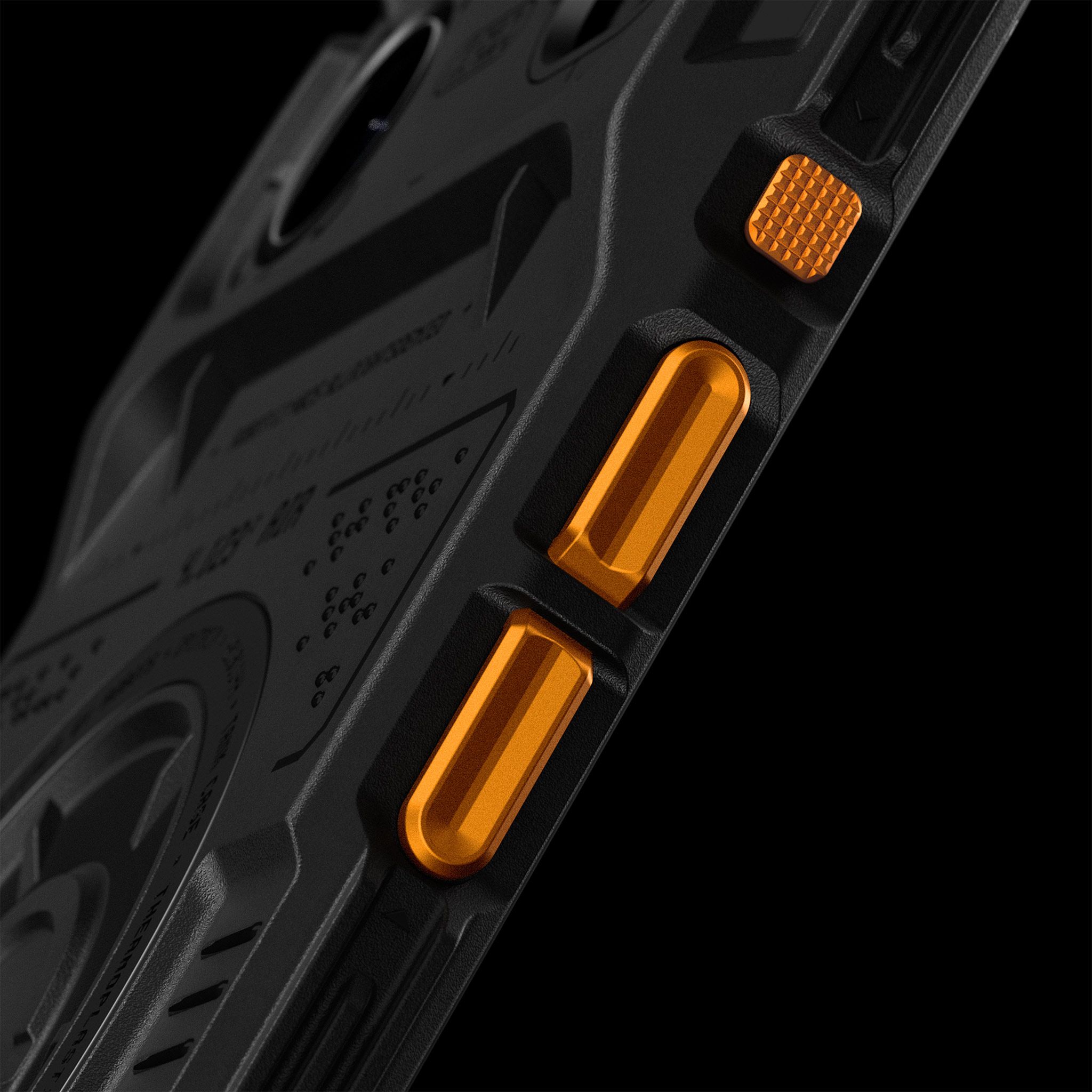 Customizable colored buttons.