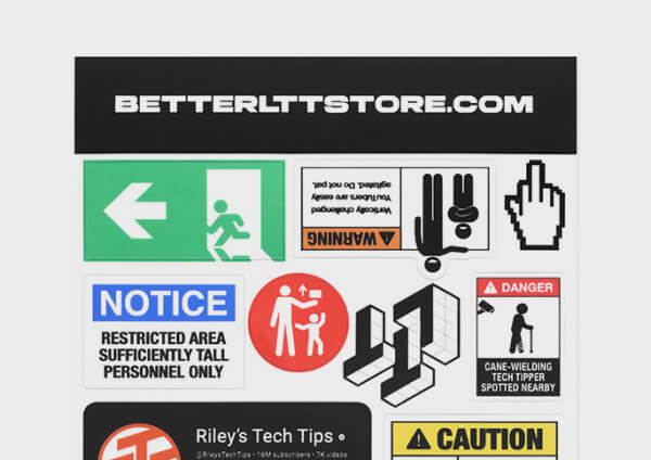 11% off LTT Sticker Pack