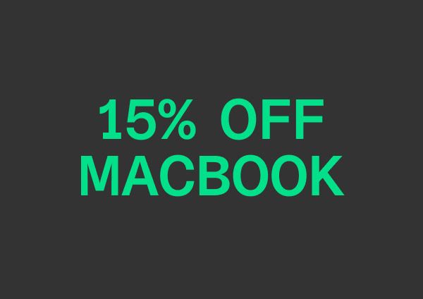 15% Off MacBook